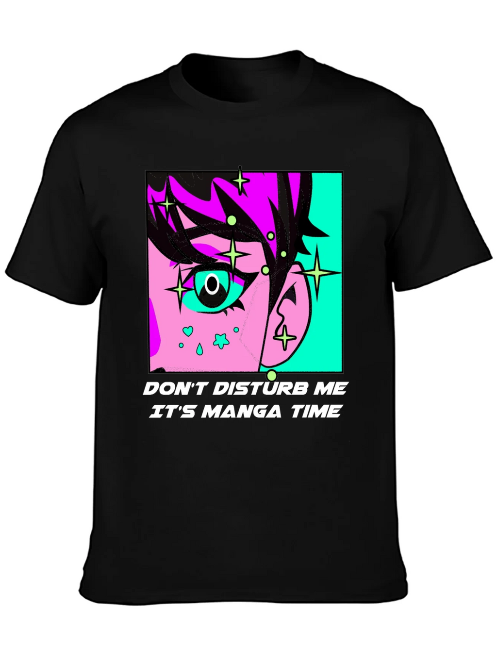 Manga Time Graphic Tee - Black product image 3