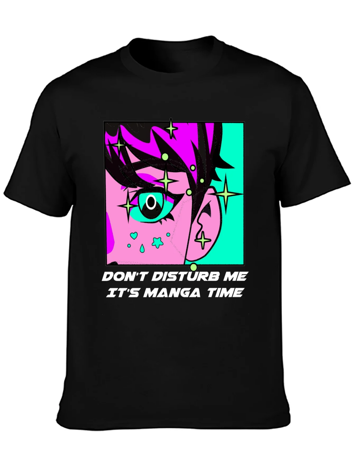 Manga Time Graphic Tee - Black product image 3