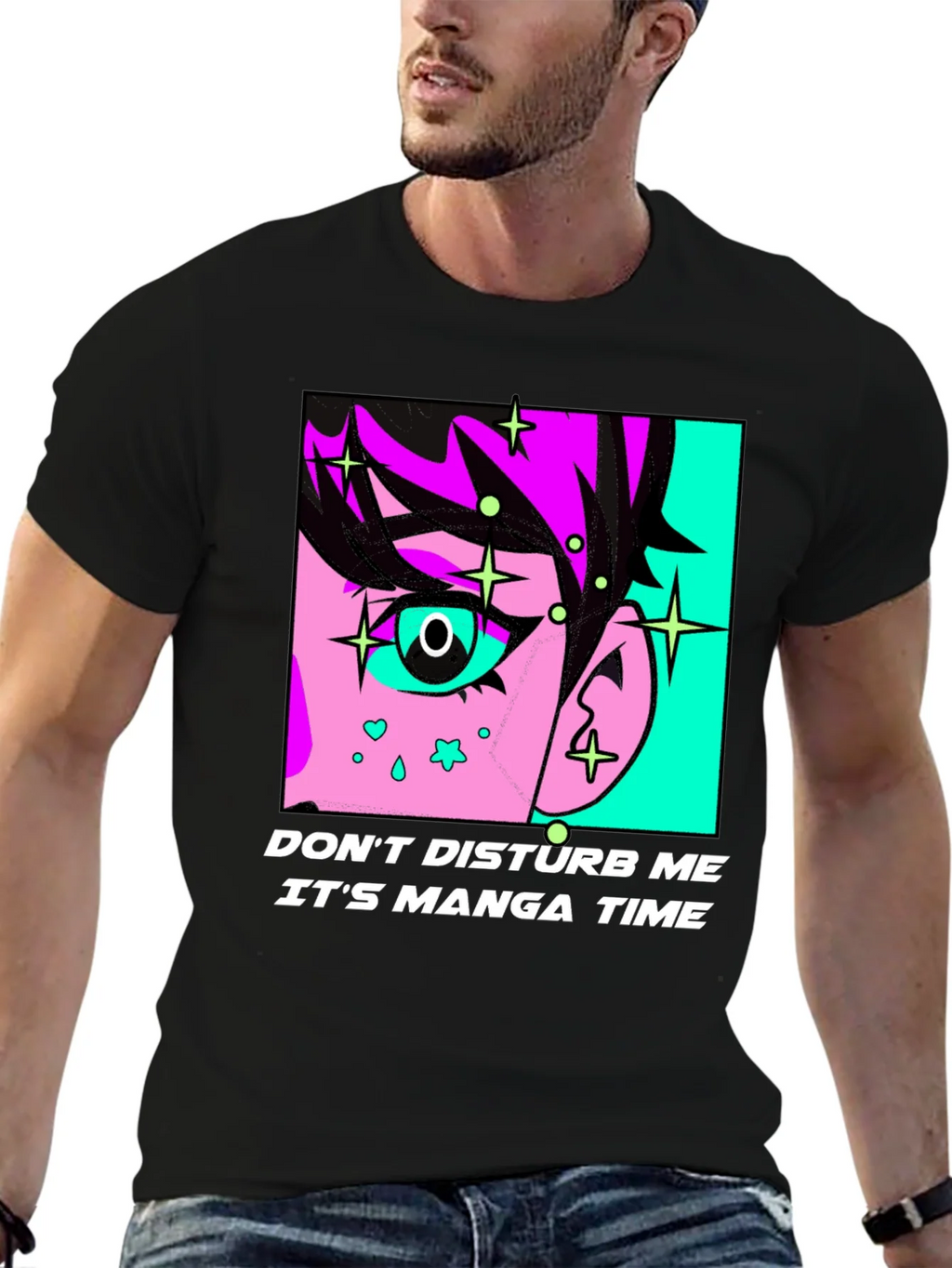 Manga Time Graphic Tee - Black product image 6