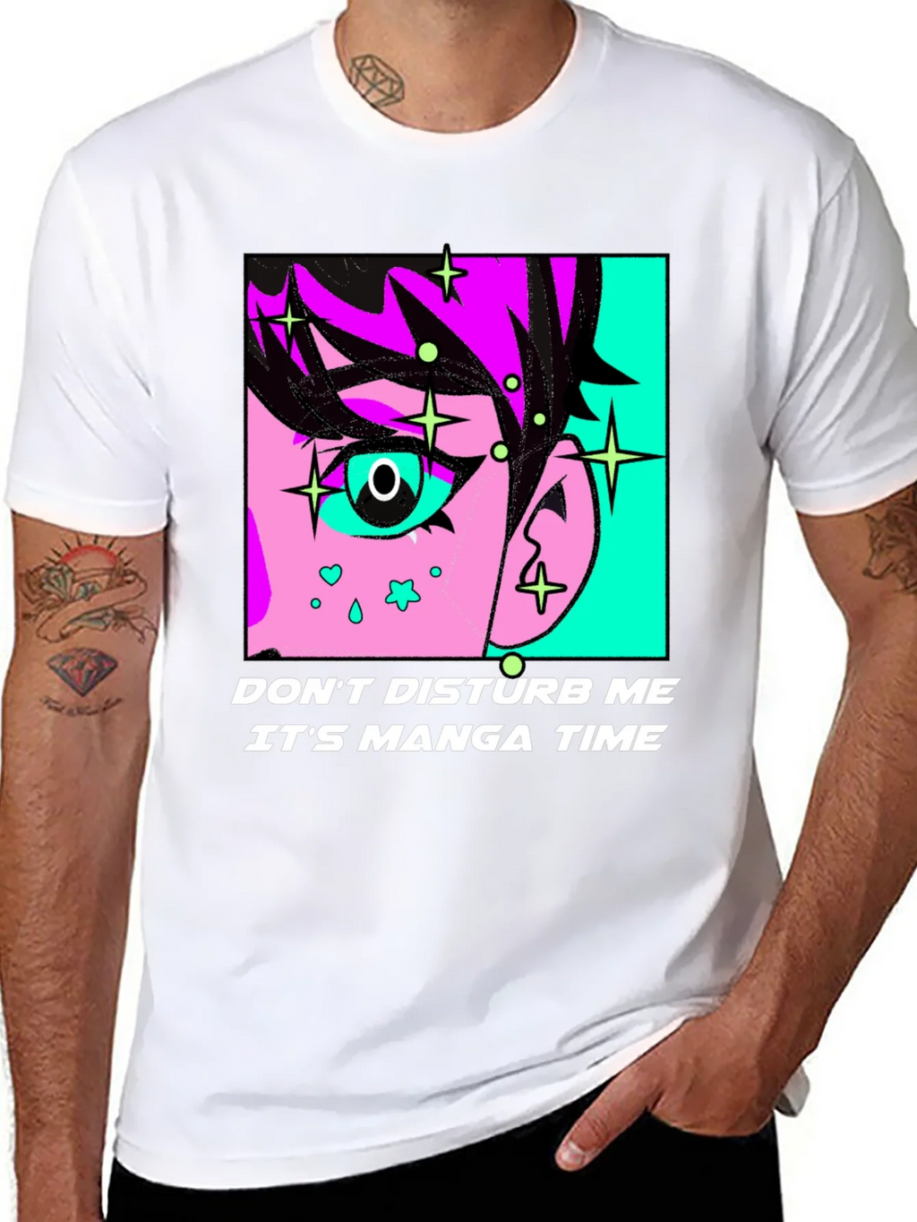 Manga Time Graphic Tee - Black product image 7