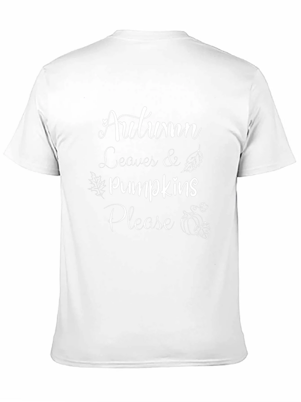 Autumn Leaves & Pumpkins Please T-Shirt product image 9