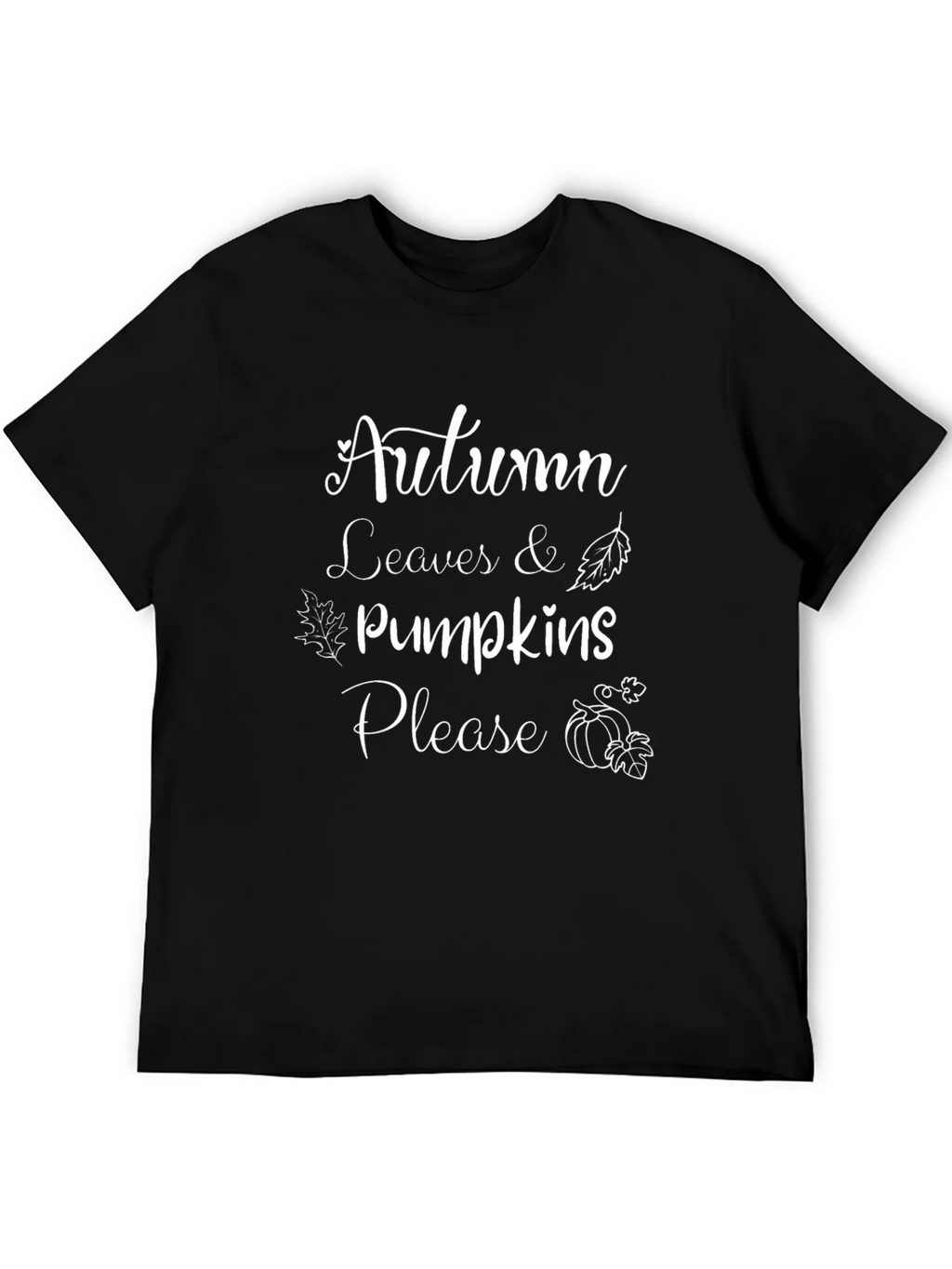 Autumn Leaves & Pumpkins Please T-Shirt product image 4
