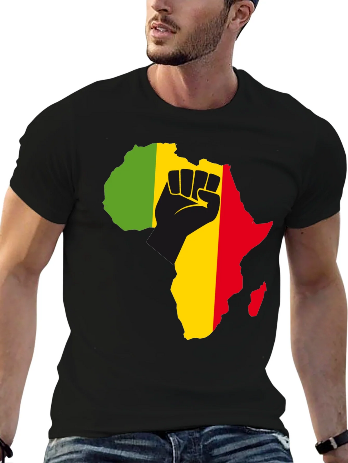 Africa Fist T-Shirt - Black Power Pride Tee product image 6