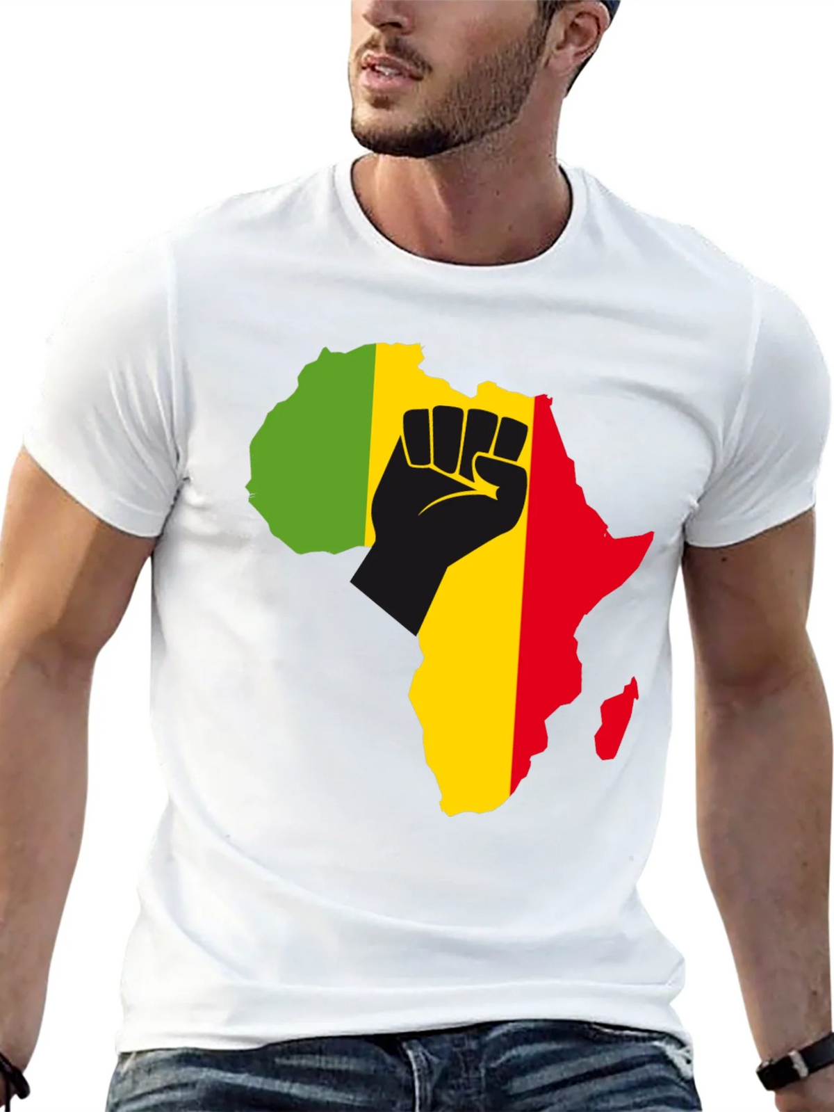 Africa Fist T-Shirt - Black Power Pride Tee product image 12