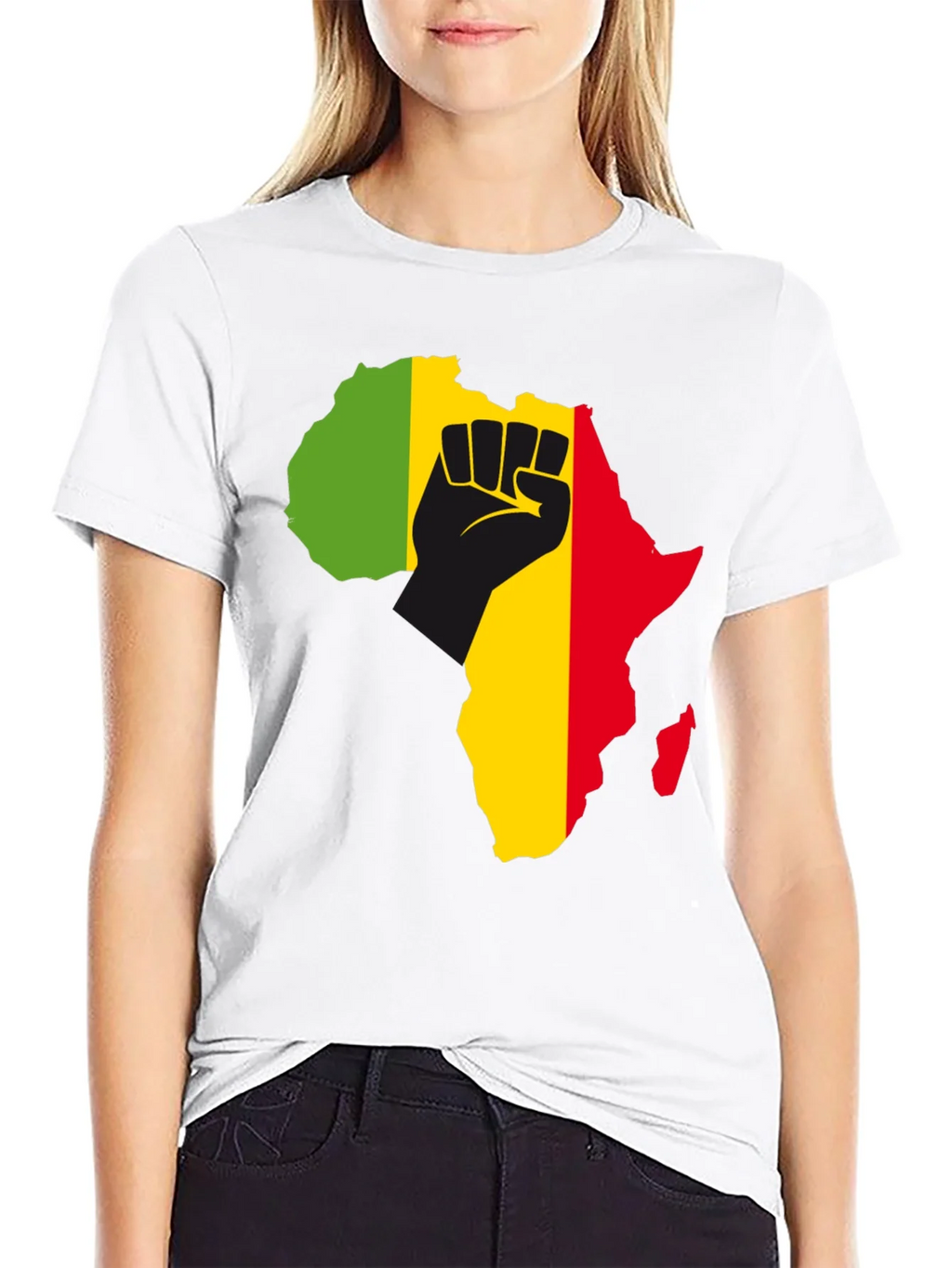 Africa Fist T-Shirt - Black Power Pride Tee product image 8