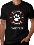 Service Human T-Shirt - Do Not Pet Funny Tee product image 1