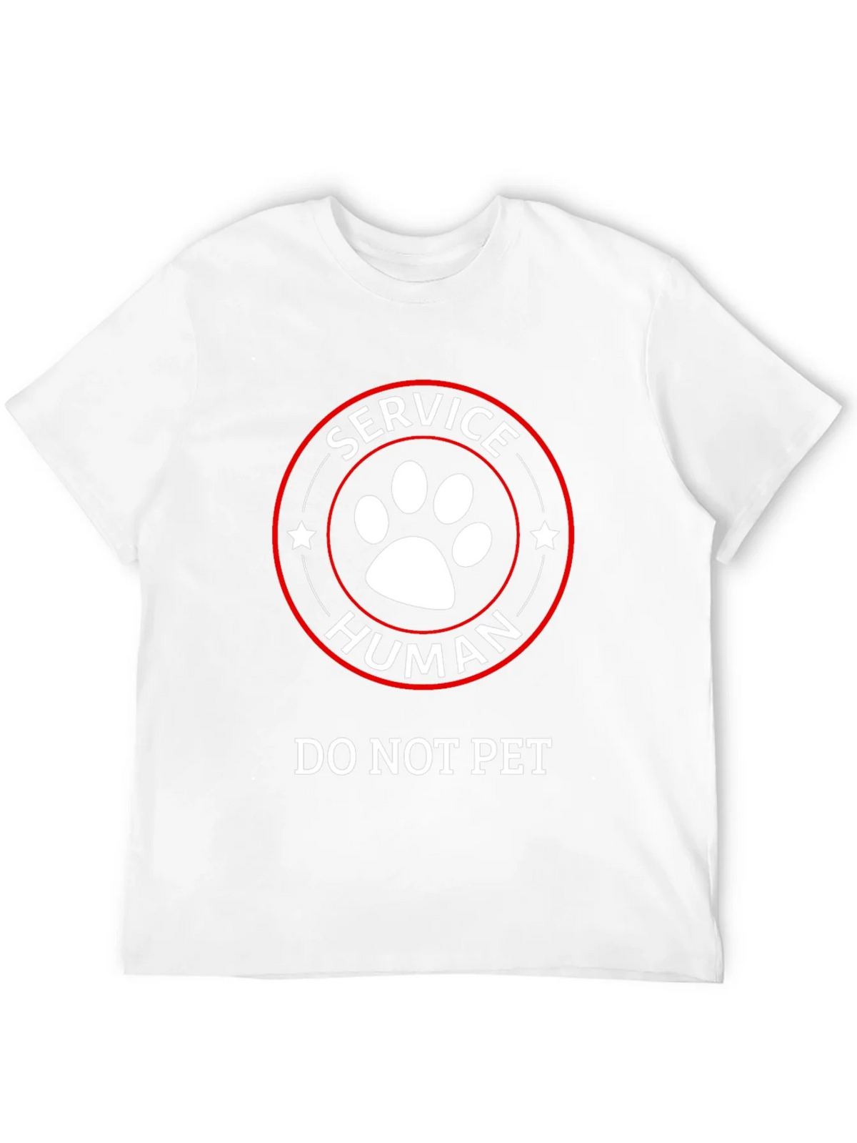 Service Human T-Shirt - Do Not Pet Funny Tee product image 10