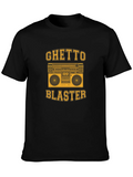 Ghetto Blaster Graphic Tee - Retro Boombox Design product image 1