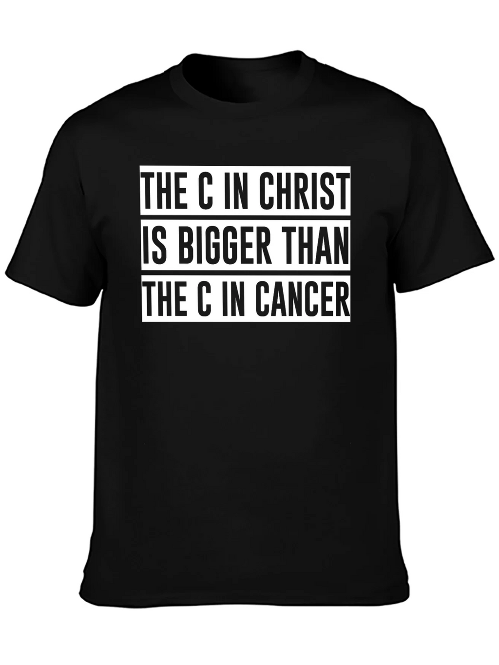 Christ is Bigger Than Cancer Graphic Tee product image 3