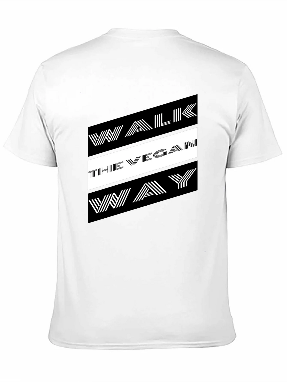 Walk The Vegan Way Graphic Tee - Black product image 10