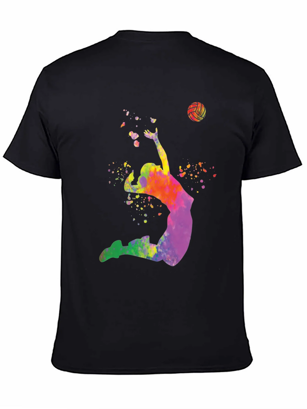 Watercolor Volleyball Player Graphic T-Shirt product image 4