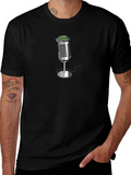 Vintage Microphone Graphic T-Shirt product image 1