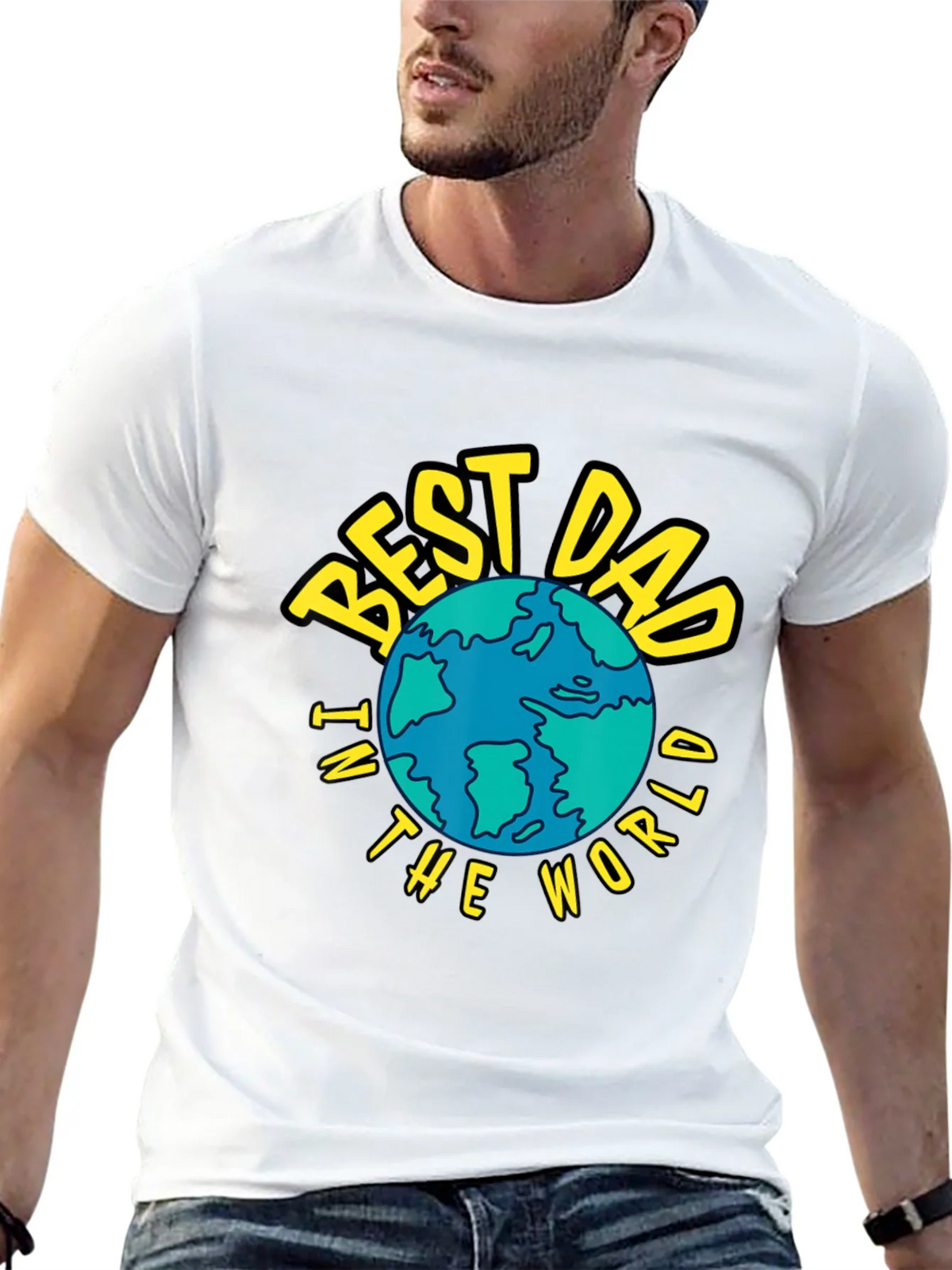 Best Dad in the World T-Shirt - Fathers Day Gift product image 12
