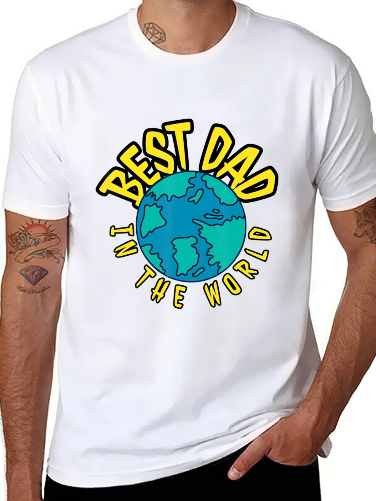 Best Dad in the World T-Shirt - Fathers Day Gift product image 7