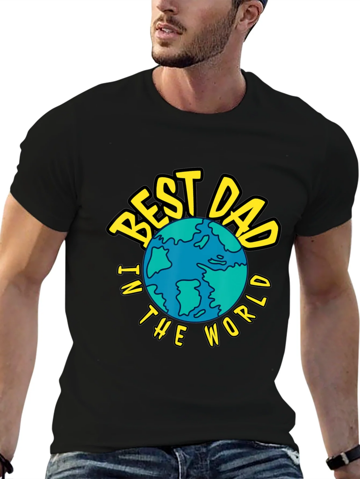 Best Dad in the World T-Shirt - Fathers Day Gift product image 6