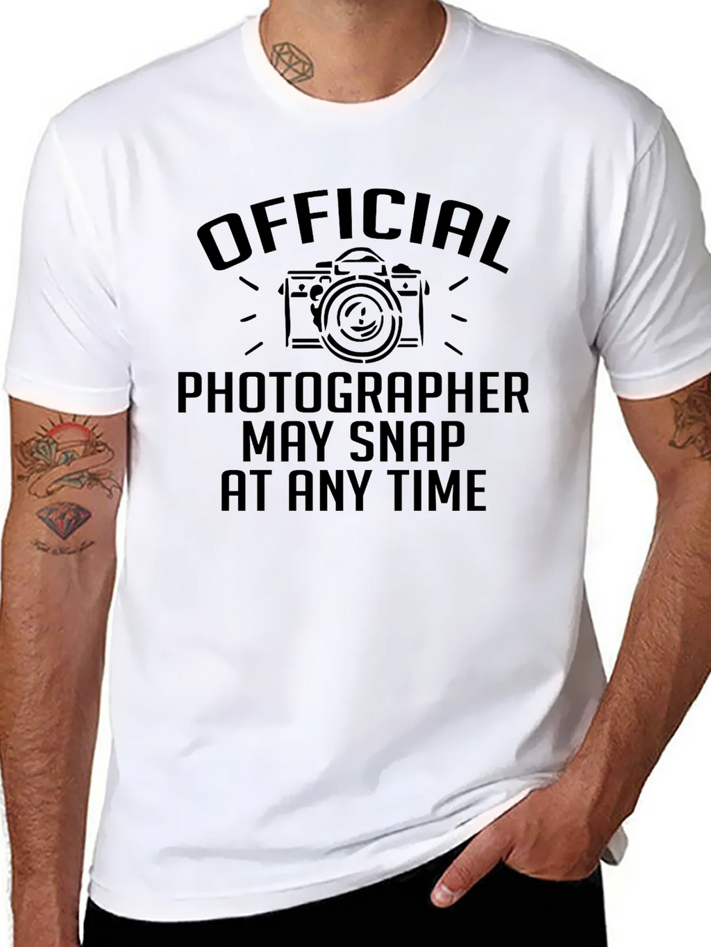 Official Photographer T-Shirt - May Snap At Any Time! product image 7