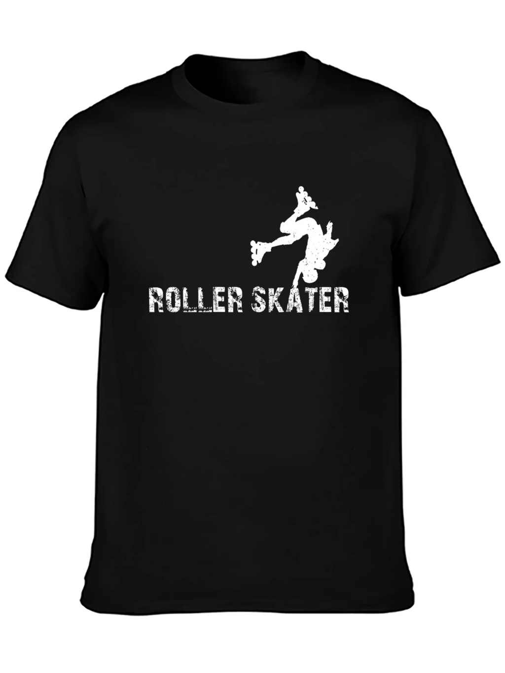 Roller Skater T-Shirt - Black Graphic Tee product image 3