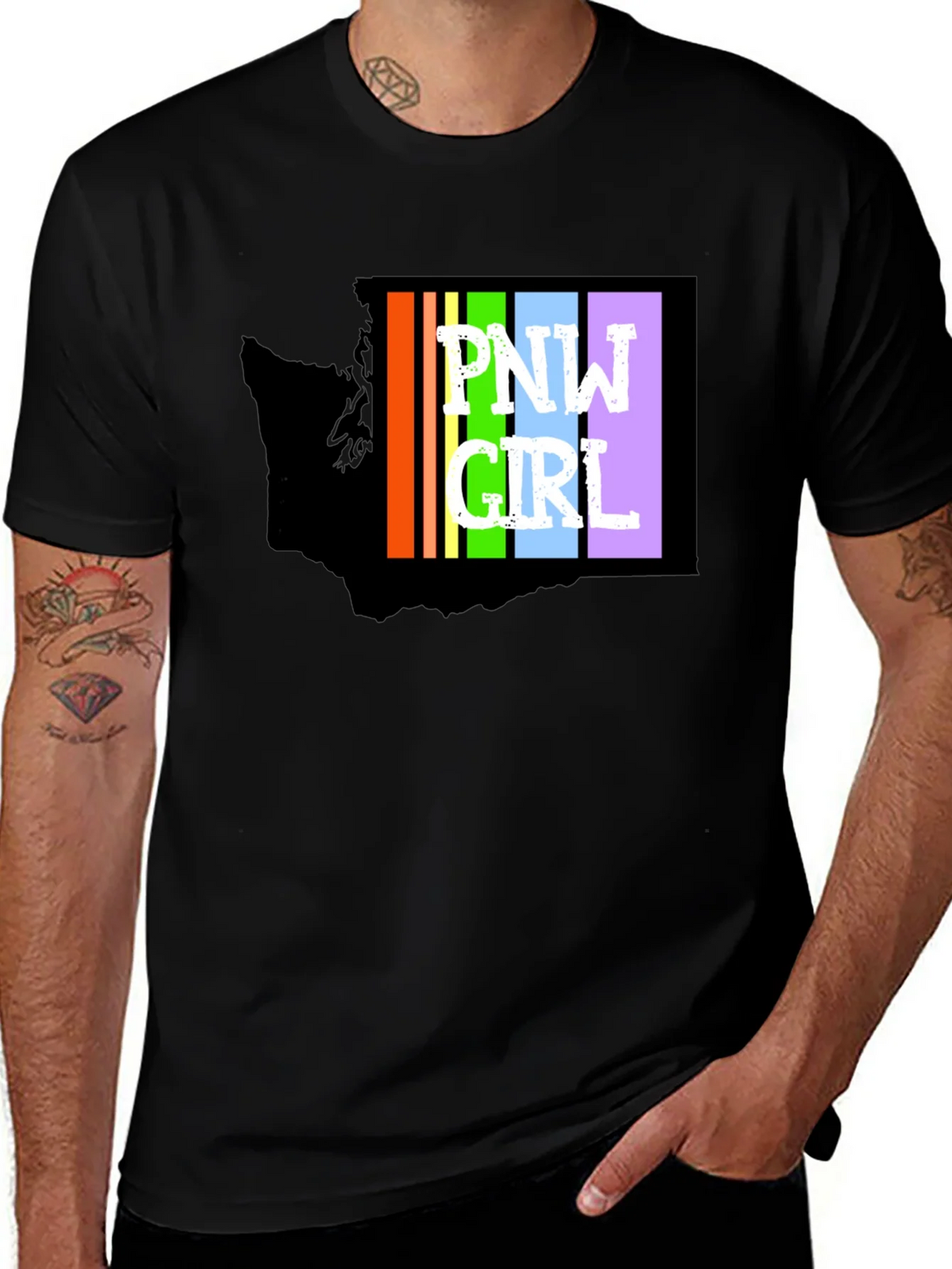PNW Girl T-Shirt - Pacific Northwest Pride product image 1