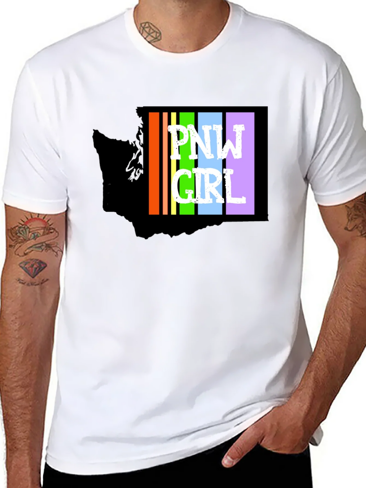 PNW Girl T-Shirt - Pacific Northwest Pride product image 7