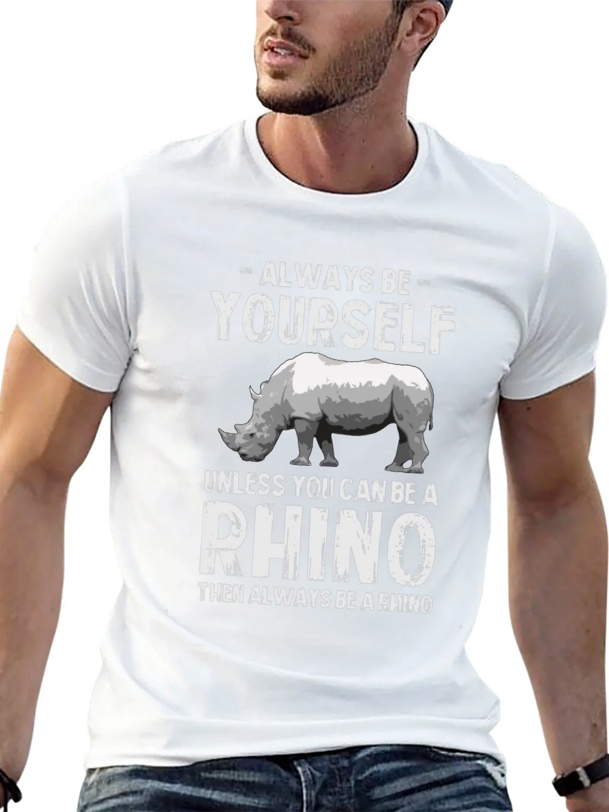 Always Be Yourself Rhino T-Shirt product image 12