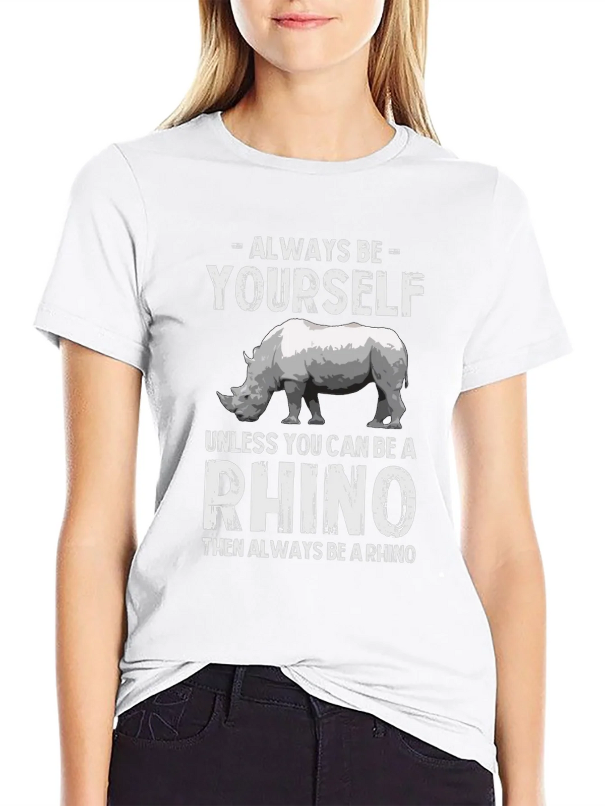 Always Be Yourself Rhino T-Shirt product image 8
