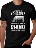 Always Be Yourself Rhino T-Shirt product image 1
