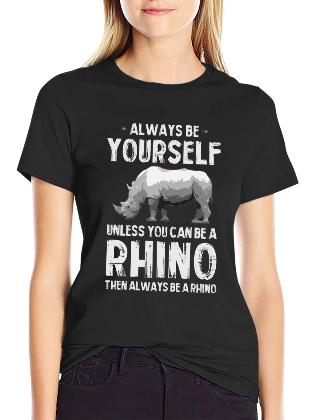 Always Be Yourself Rhino T-Shirt product image 2