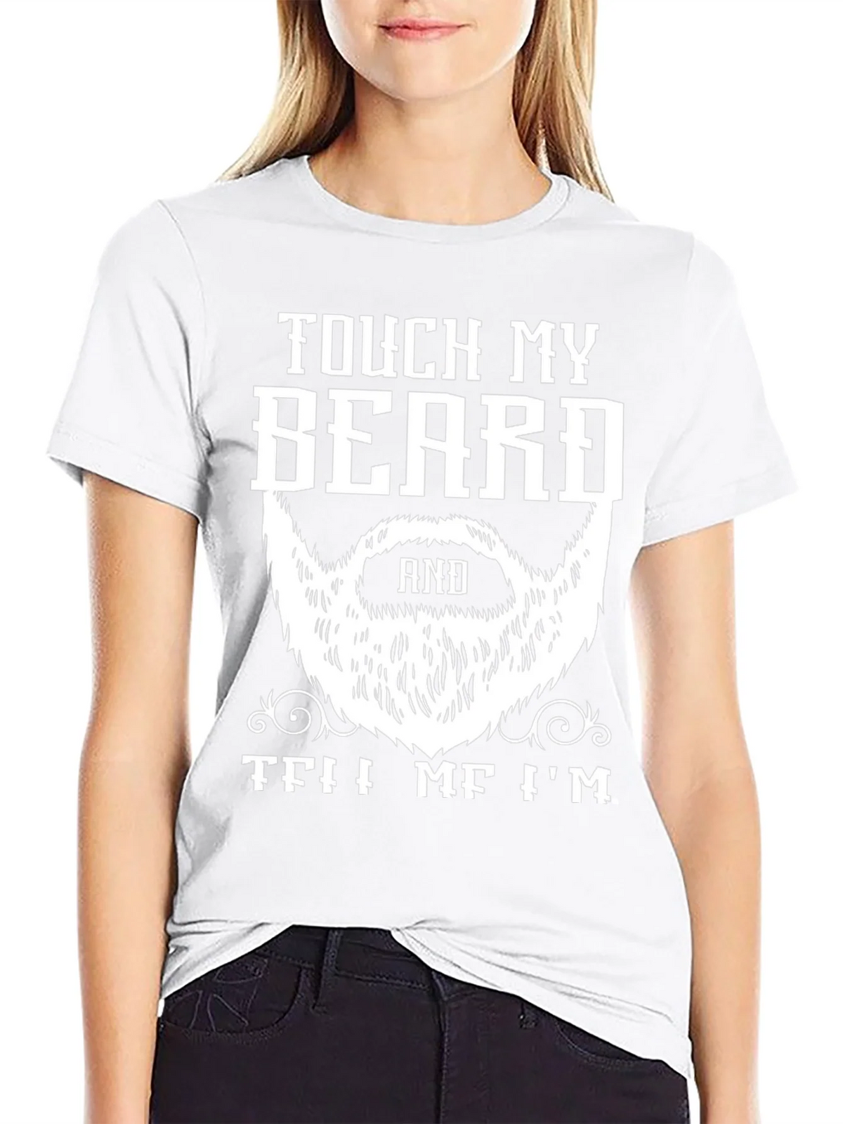 Touch My Beard T-Shirt Funny Bearded Man Tee product image 8