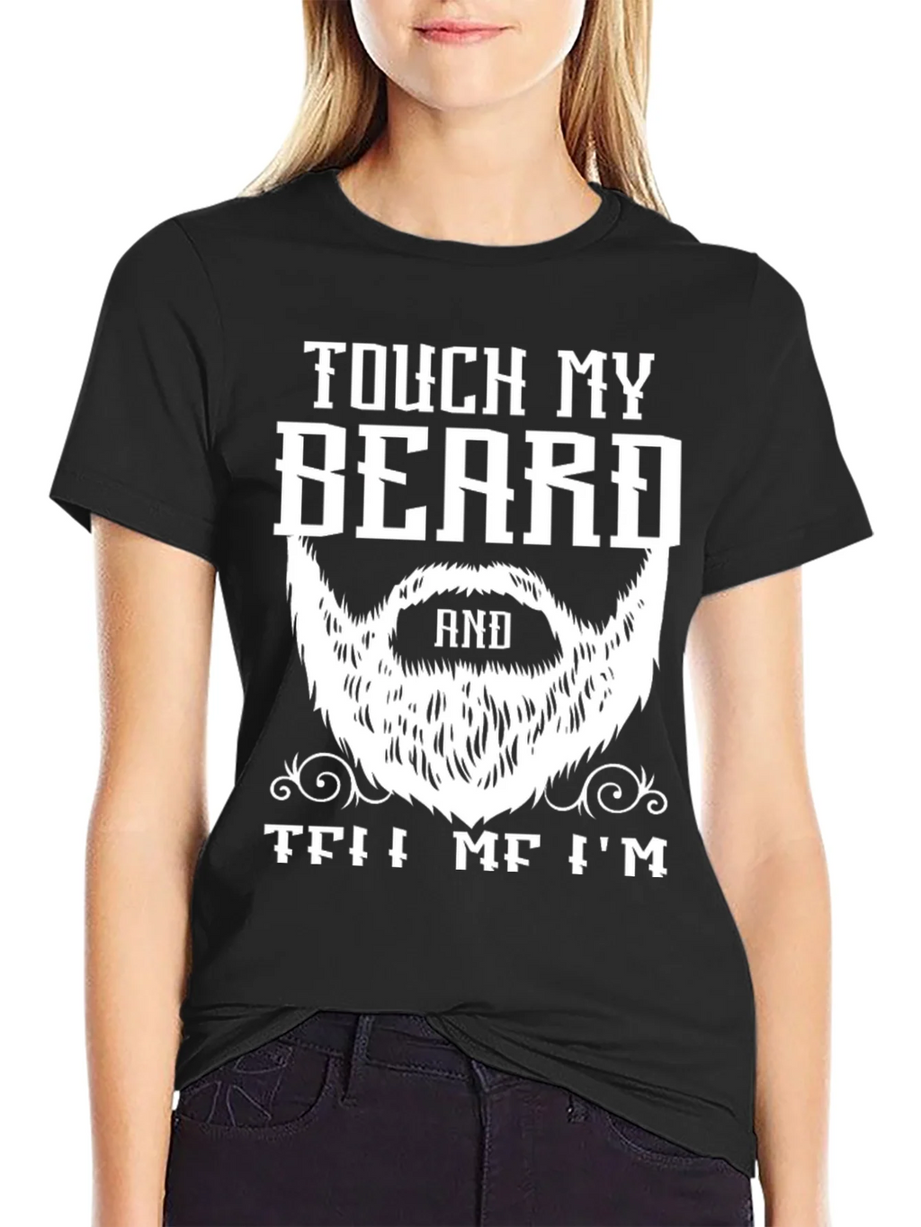 Touch My Beard T-Shirt Funny Bearded Man Tee product image 2