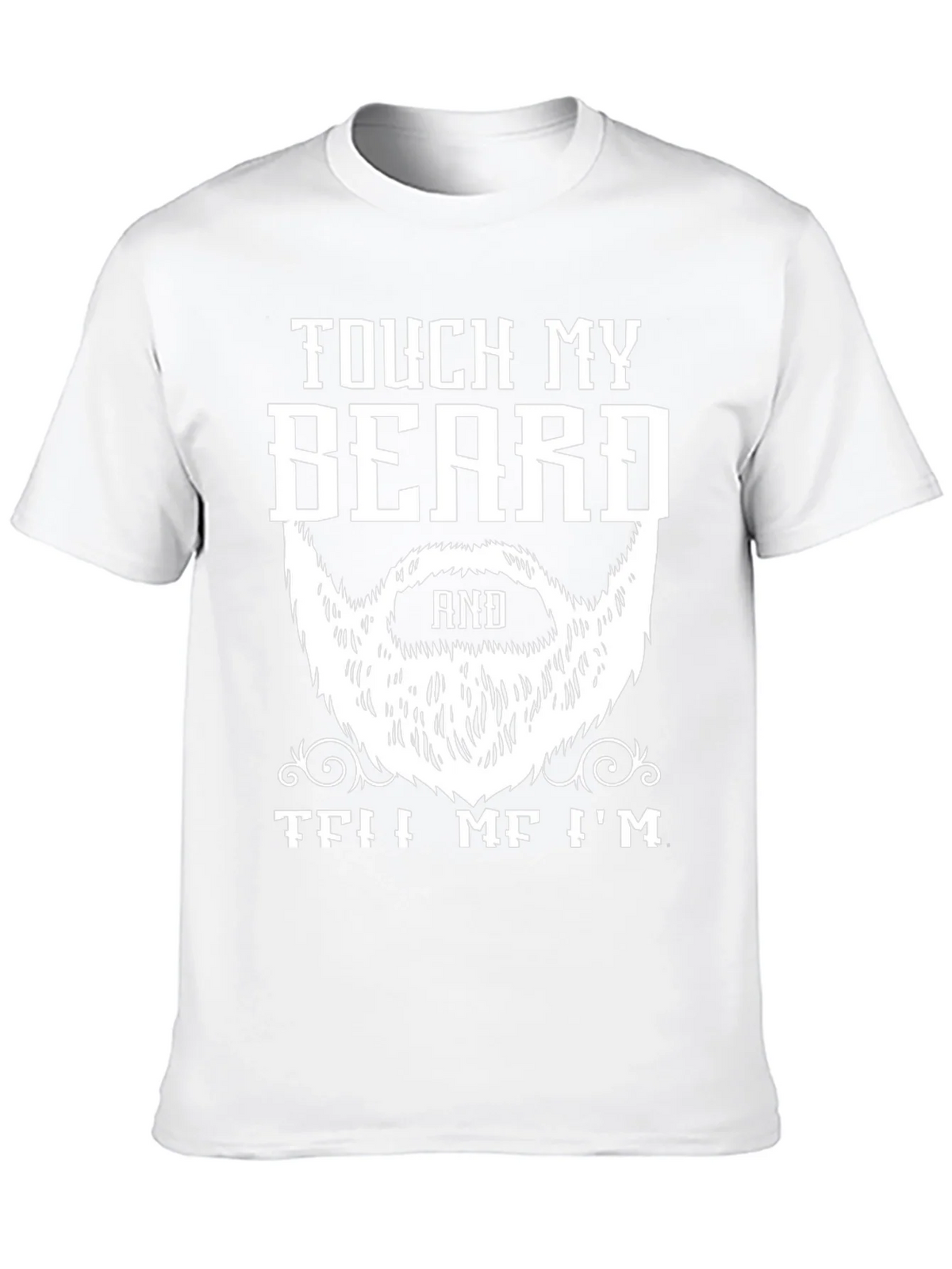 Touch My Beard T-Shirt Funny Bearded Man Tee product image 9