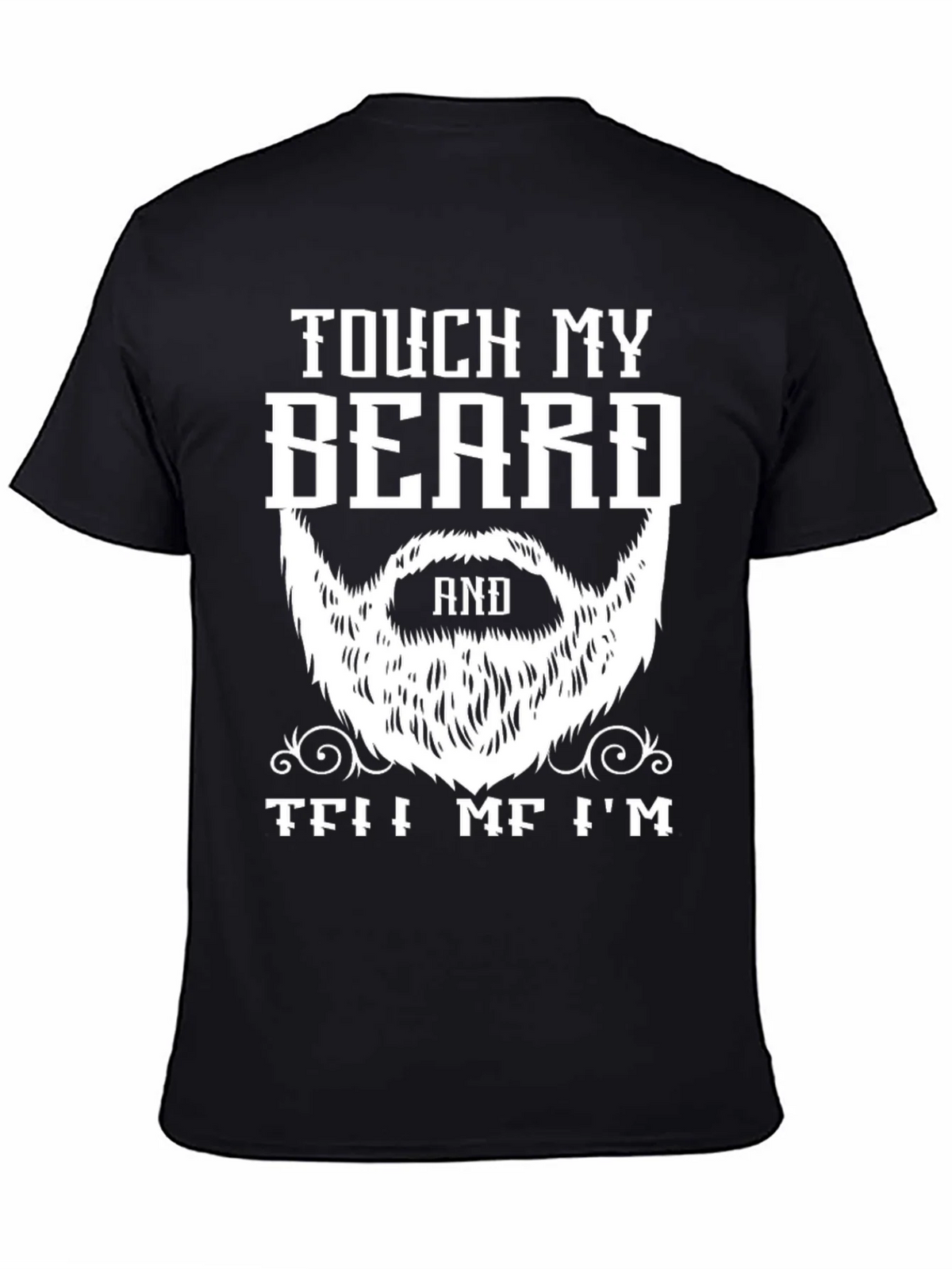 Touch My Beard T-Shirt Funny Bearded Man Tee product image 4