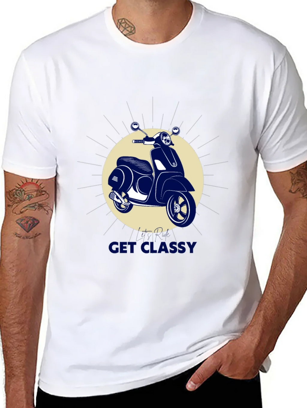 Get Classy Scooter T-Shirt - Stylish Graphic Tee product image 7