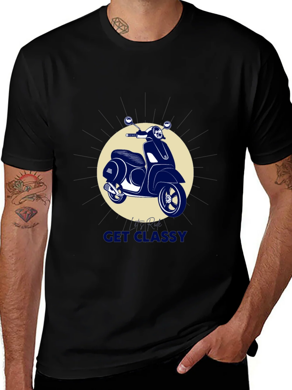 Get Classy Scooter T-Shirt - Stylish Graphic Tee product image 1