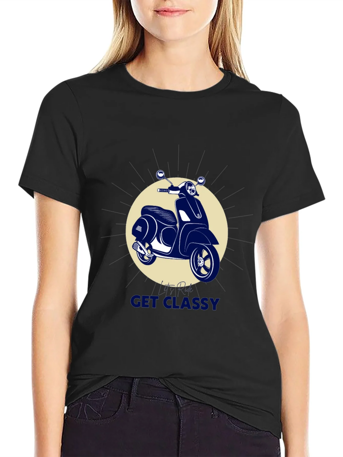 Get Classy Scooter T-Shirt - Stylish Graphic Tee product image 2