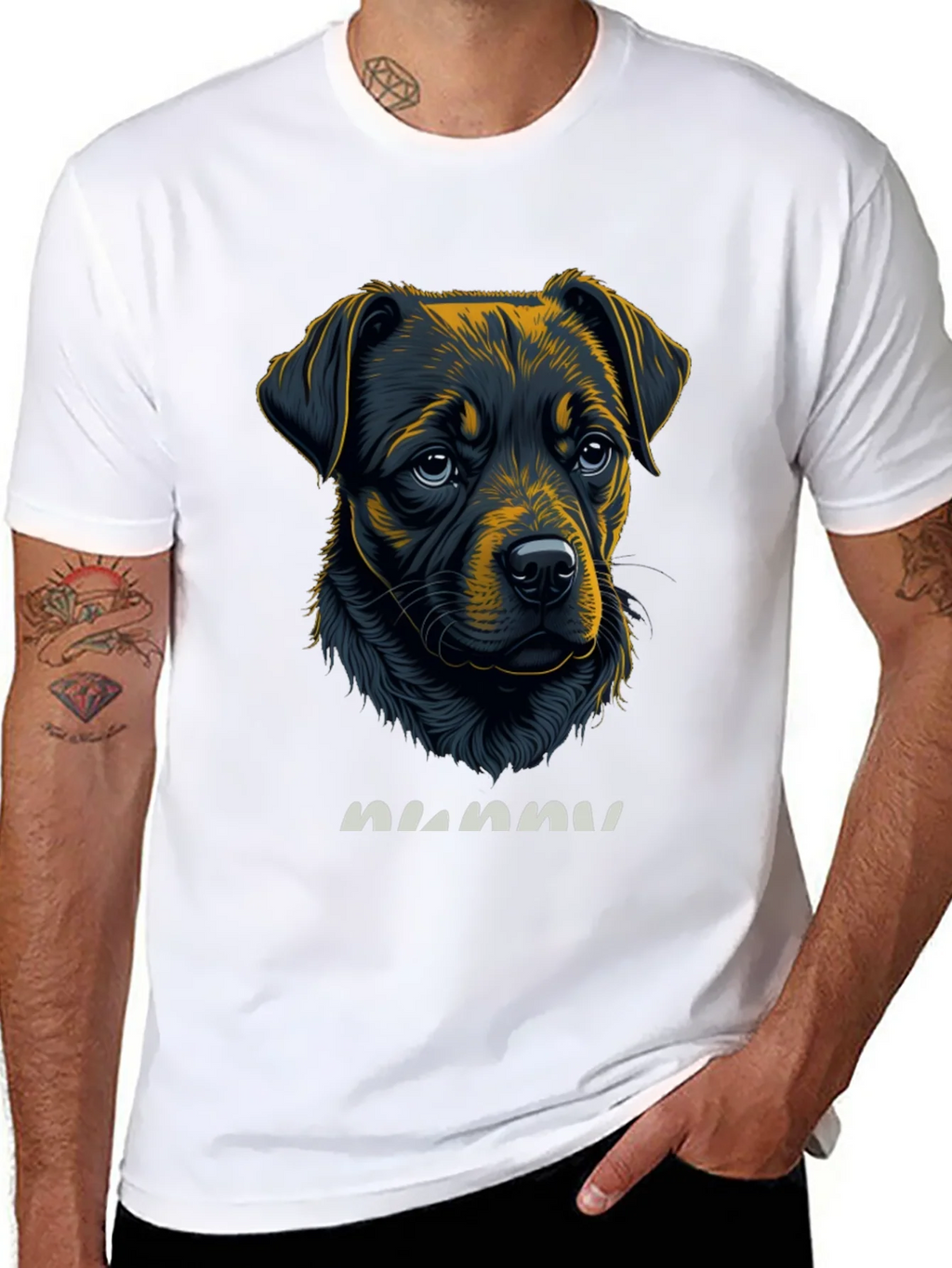 Dog Lover T-Shirt - Rottweiler Puppy Design product image 7