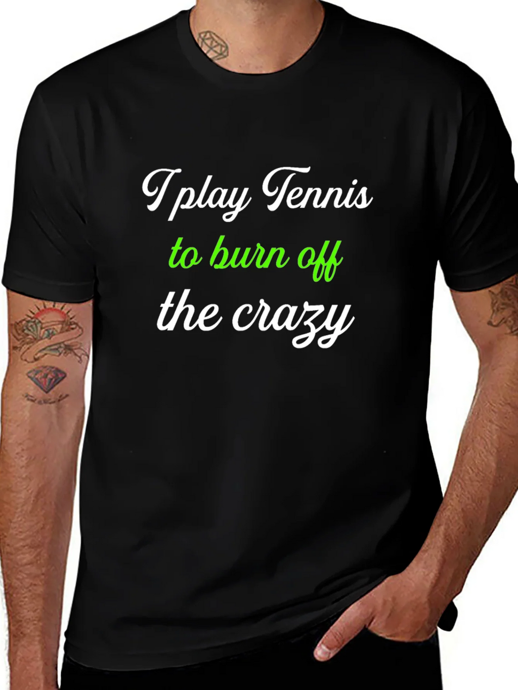Tennis Crazy Burnout T-Shirt product image 1