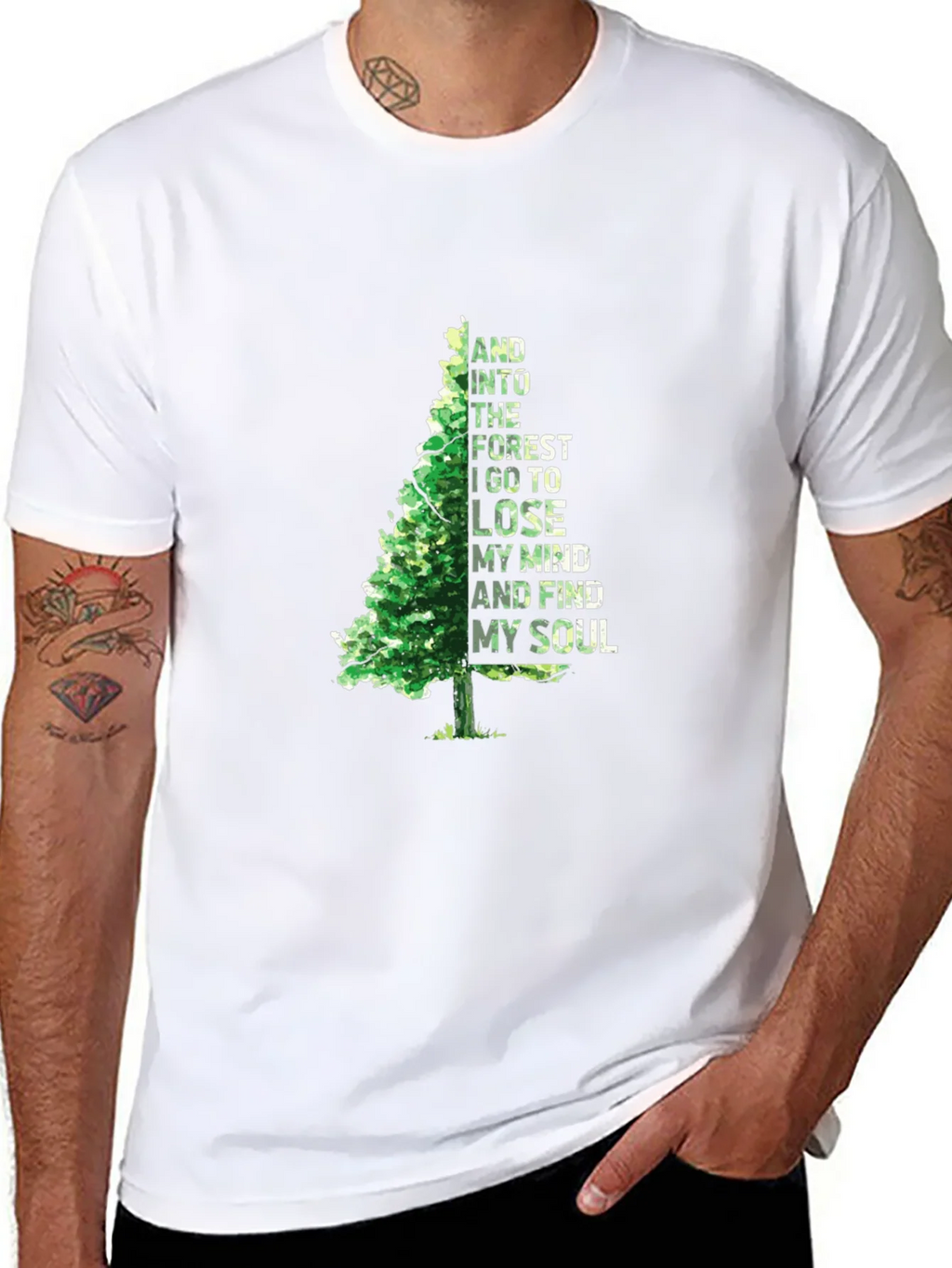 Nature Lovers Tee: Forest & Soul product image 7