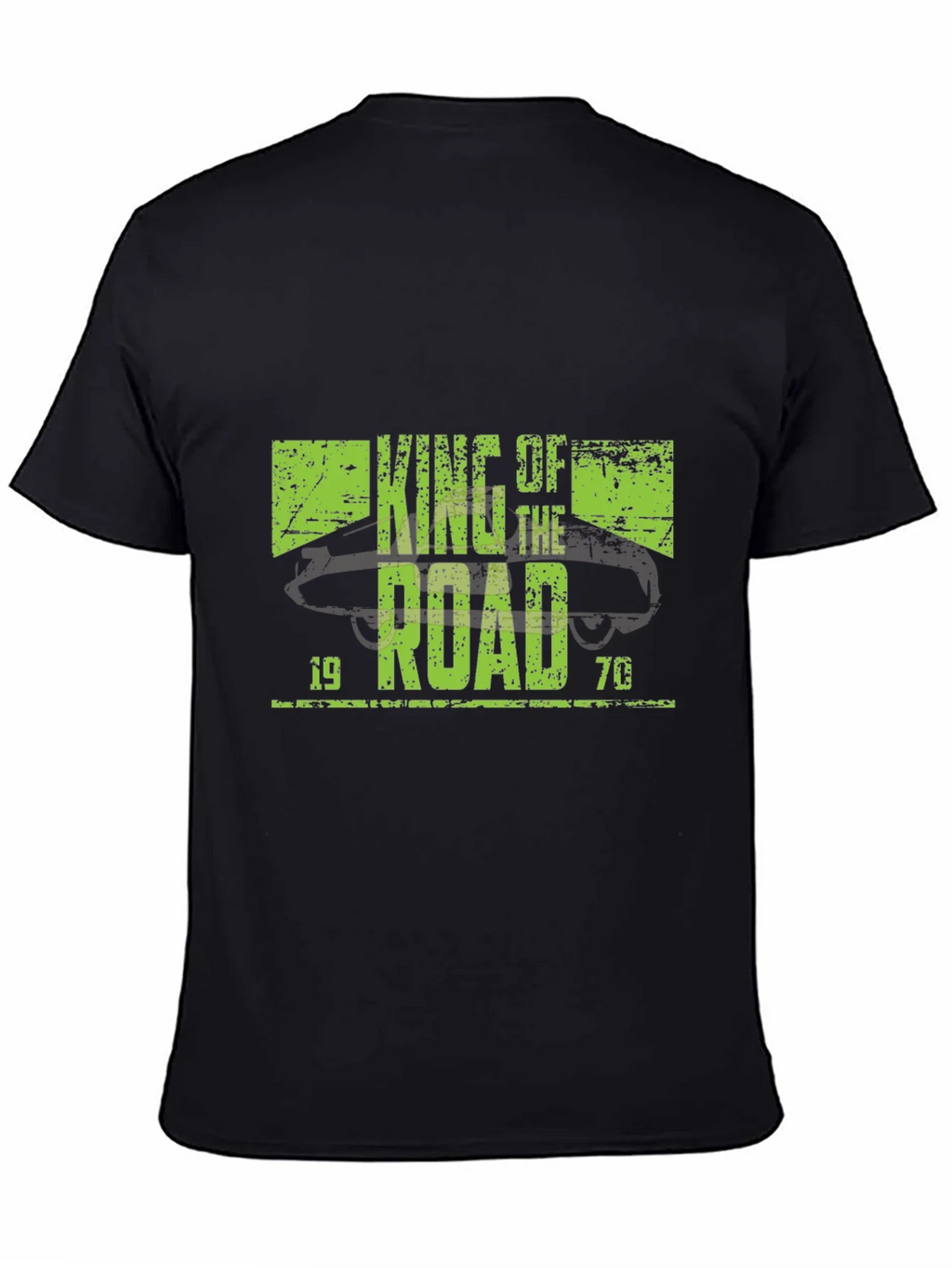 King of the Road 1970 Black T-Shirt product image 4