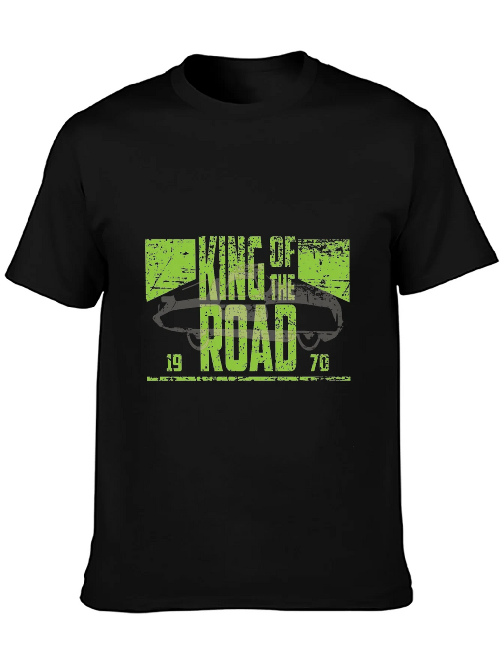 King of the Road 1970 Black T-Shirt product image 3