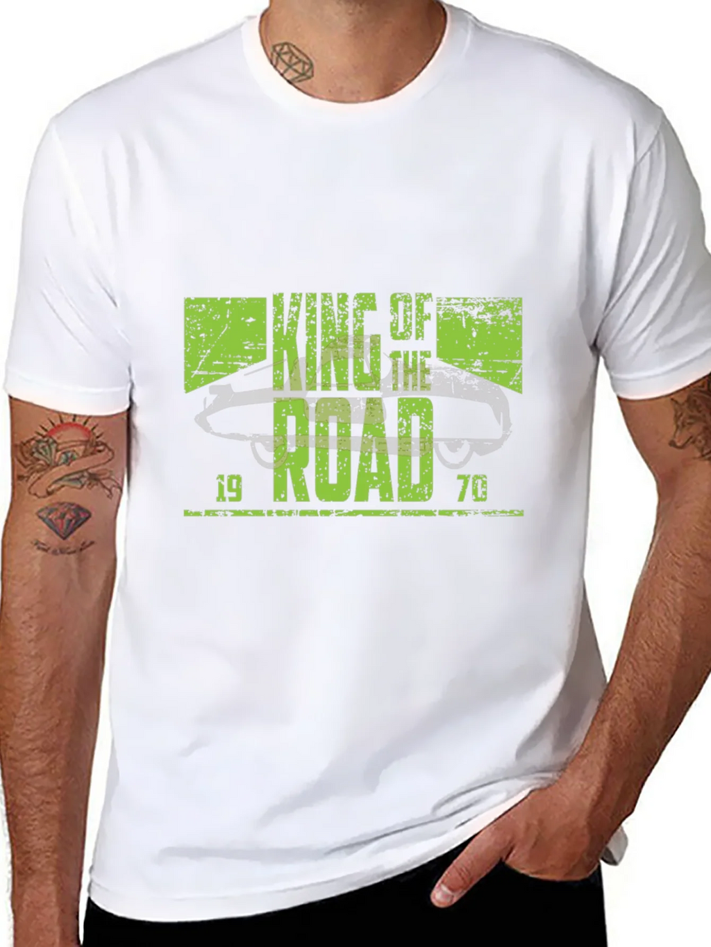King of the Road 1970 Black T-Shirt product image 7