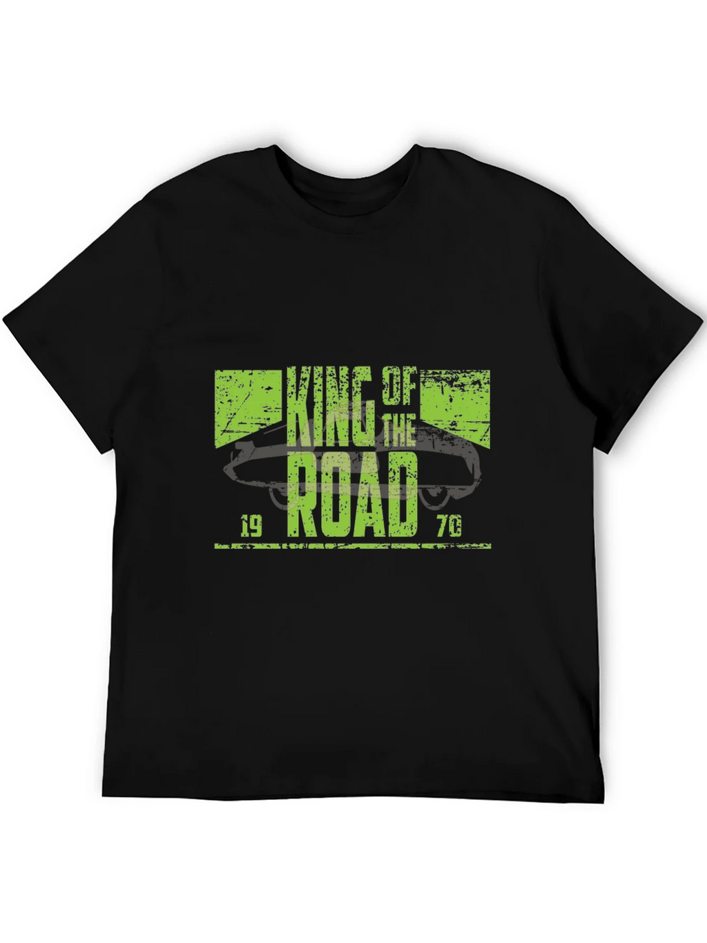 King of the Road 1970 Black T-Shirt product image 5