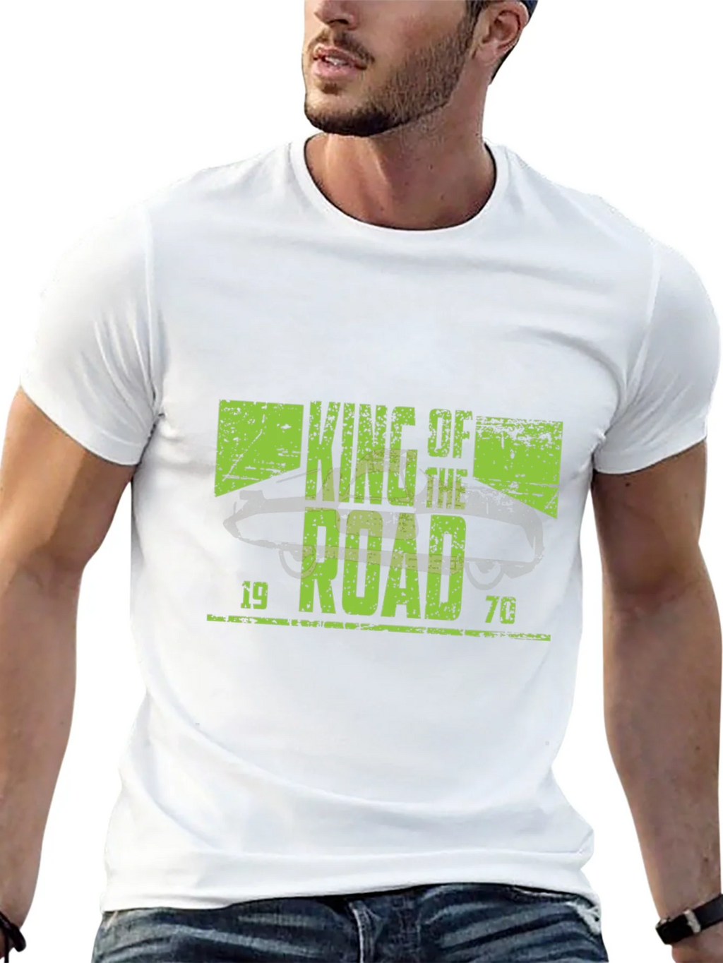 King of the Road 1970 Black T-Shirt product image 12
