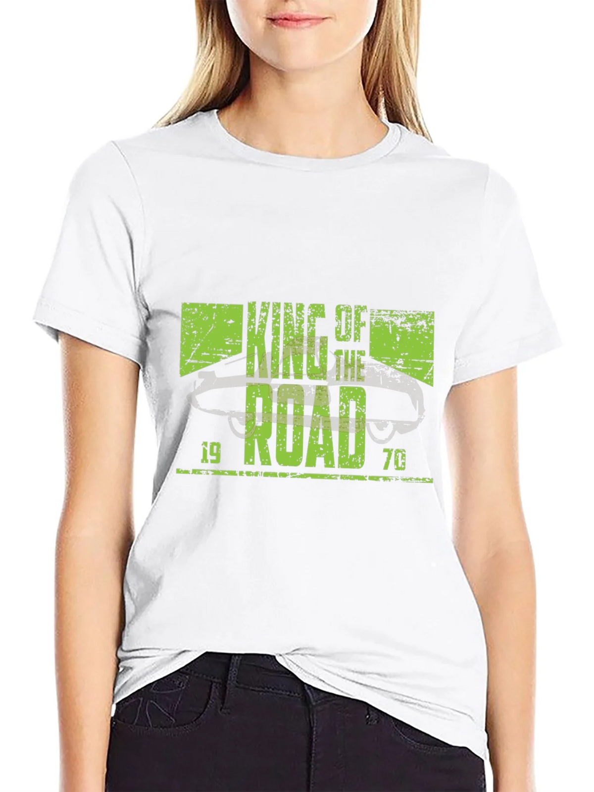 King of the Road 1970 Black T-Shirt product image 8