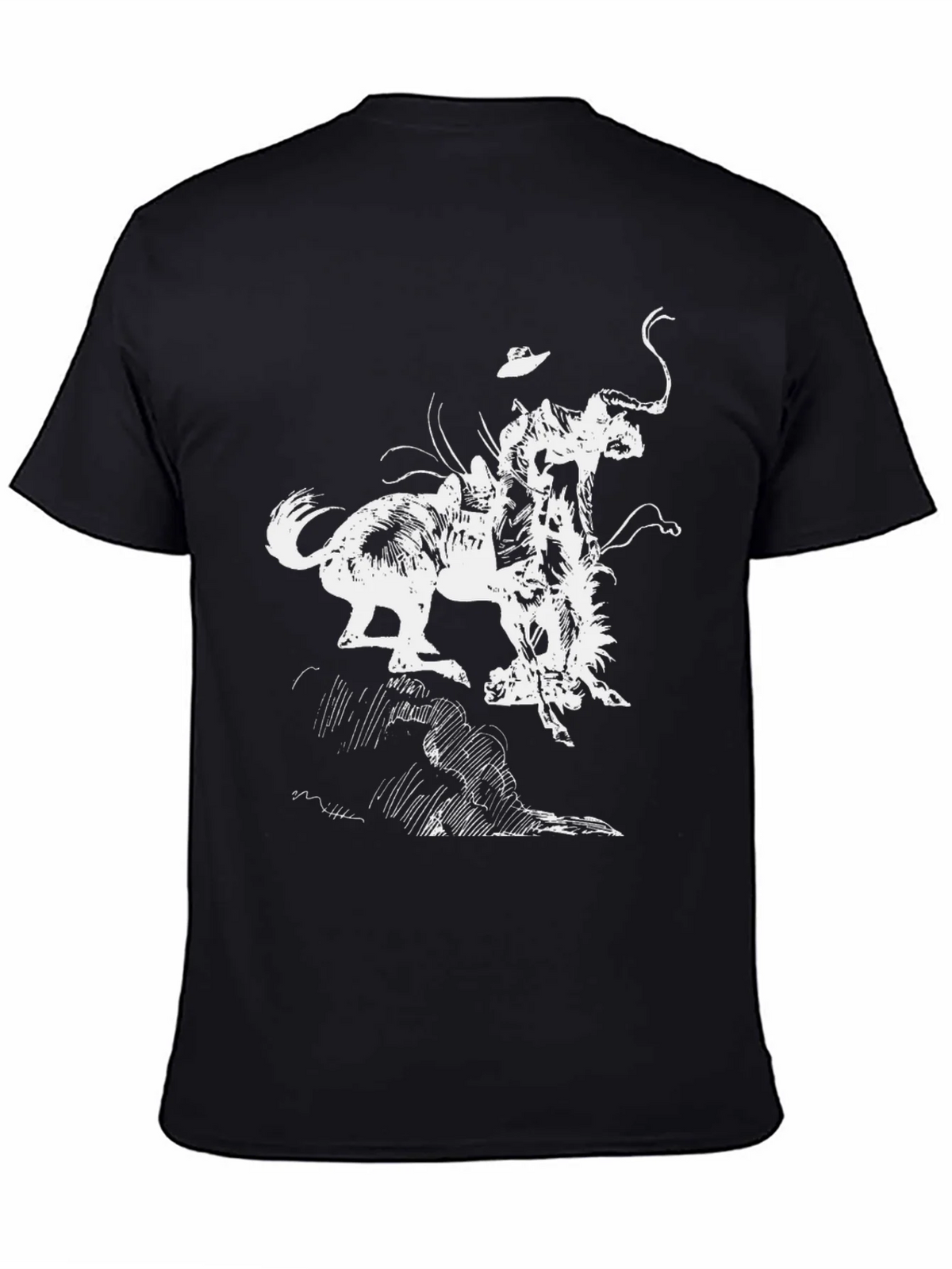 Black Graphic Tee - Bronco Rider T-Shirt product image 4