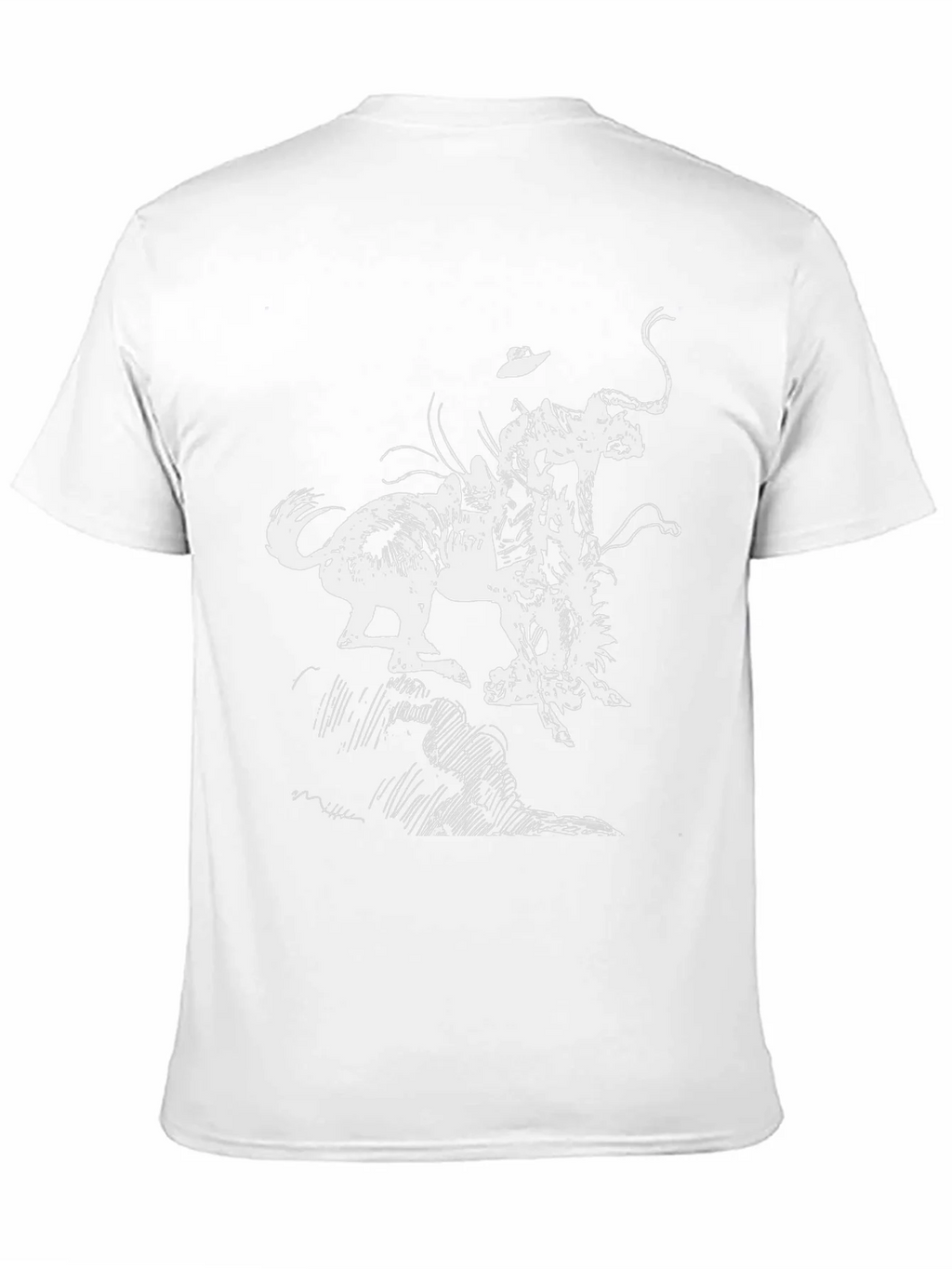 Black Graphic Tee - Bronco Rider T-Shirt product image 10