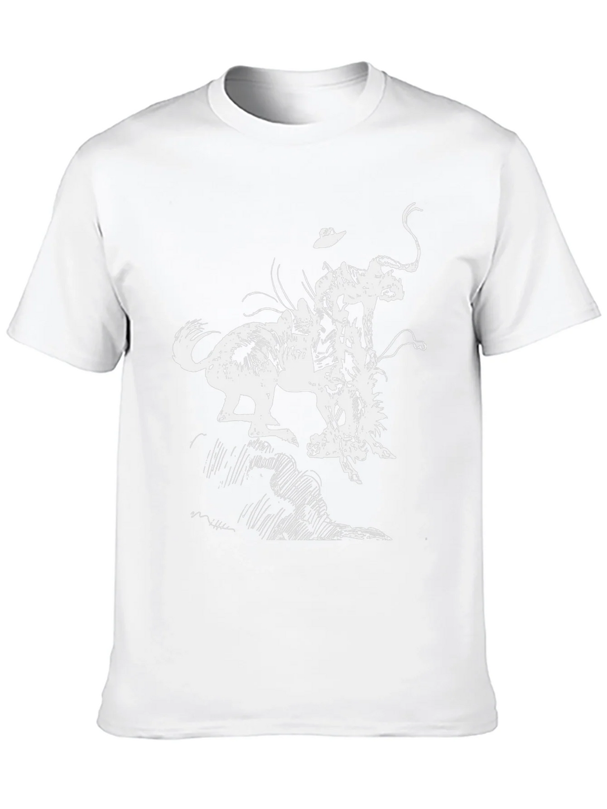 Black Graphic Tee - Bronco Rider T-Shirt product image 9