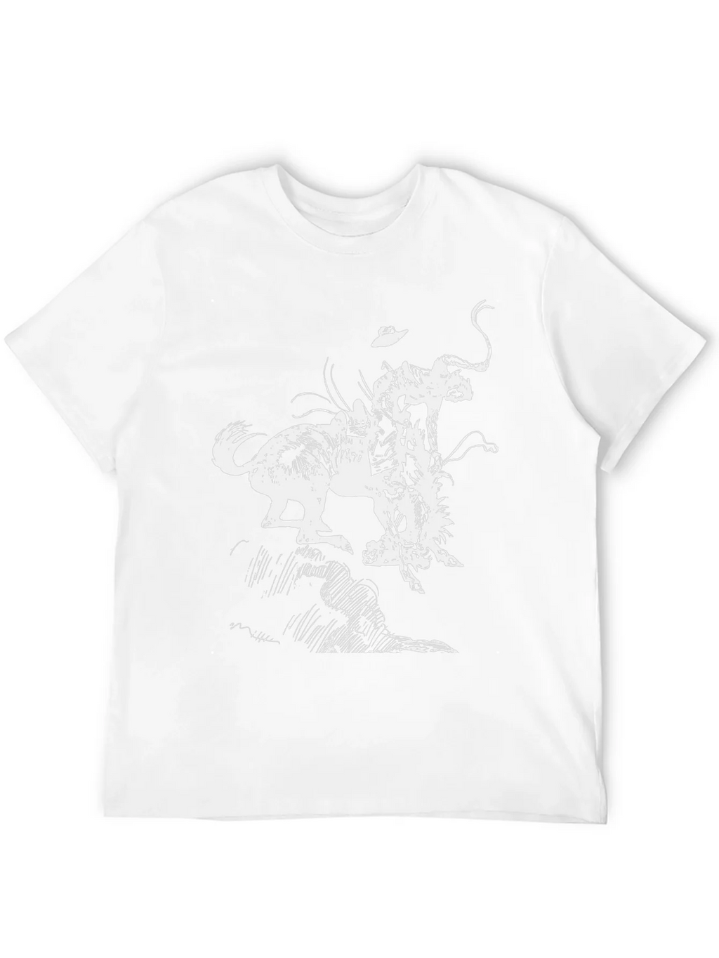 Black Graphic Tee - Bronco Rider T-Shirt product image 11