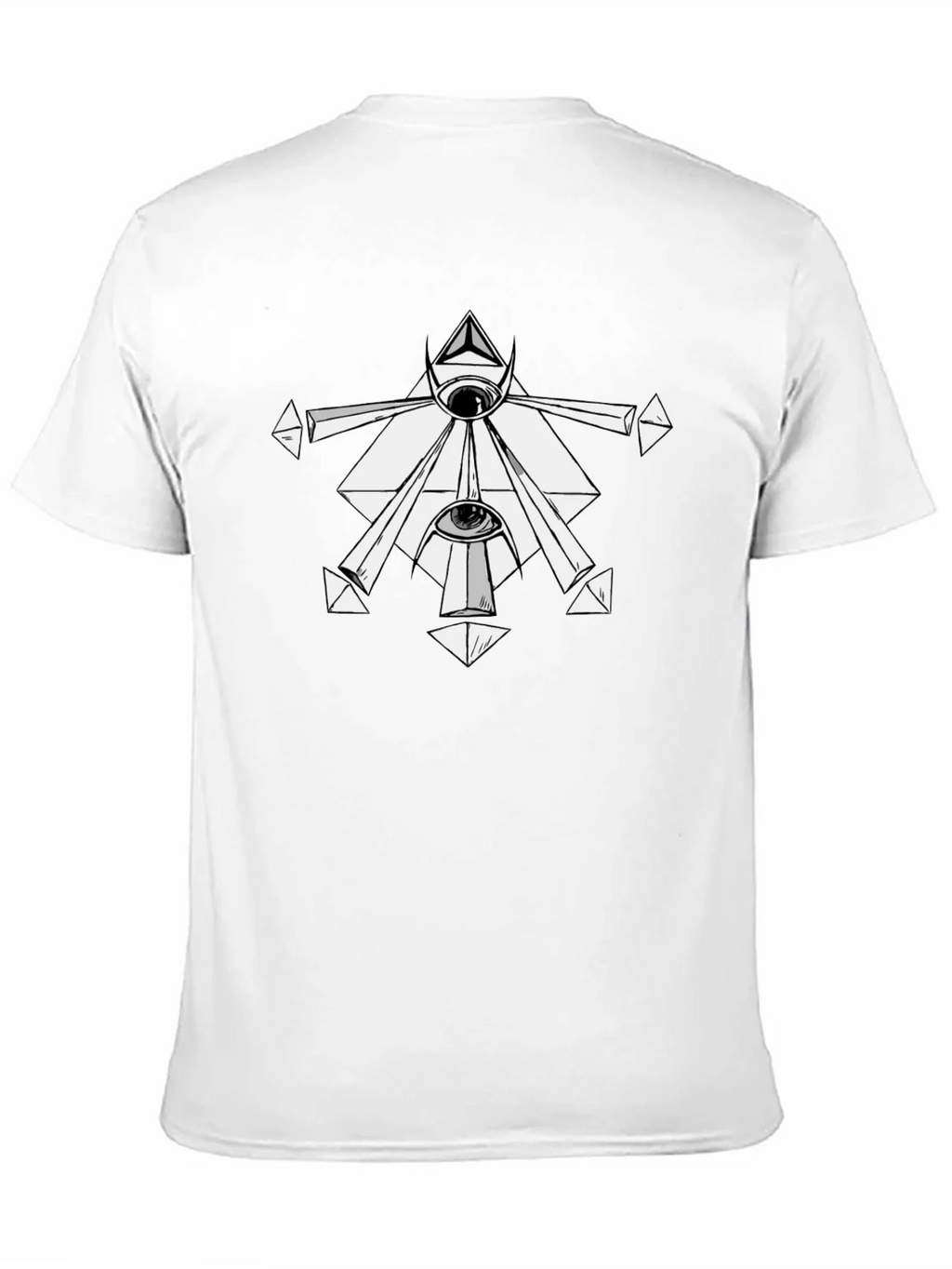 Mystic Eye Graphic Tee - Black Cotton T-Shirt product image 10
