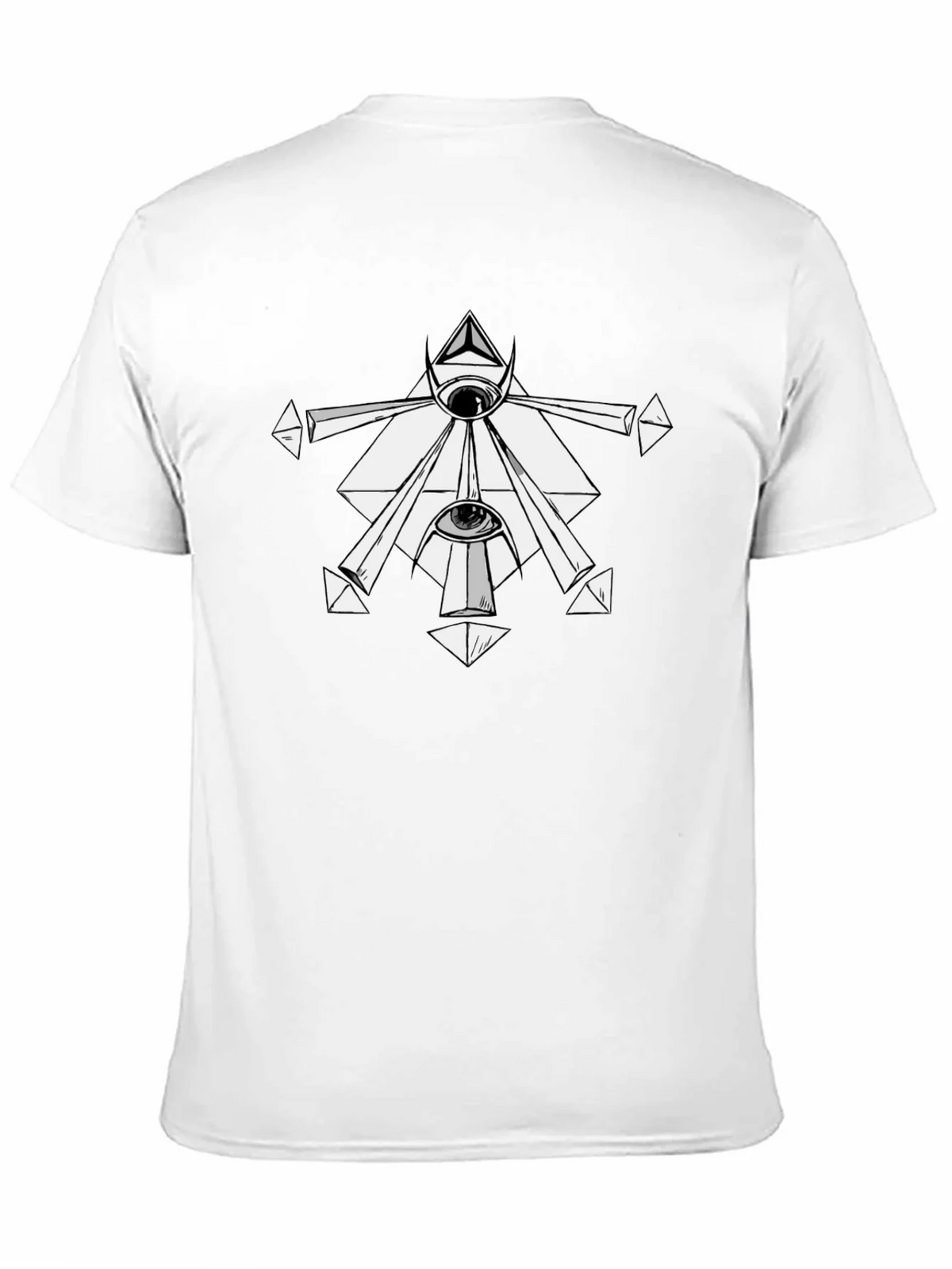 Mystic Eye Graphic Tee - Black Cotton T-Shirt product image 10