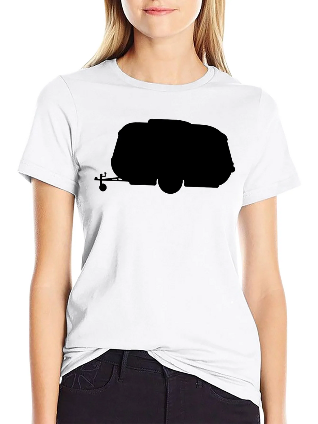 Retro Camper Black T-Shirt - Travel in Style product image 8